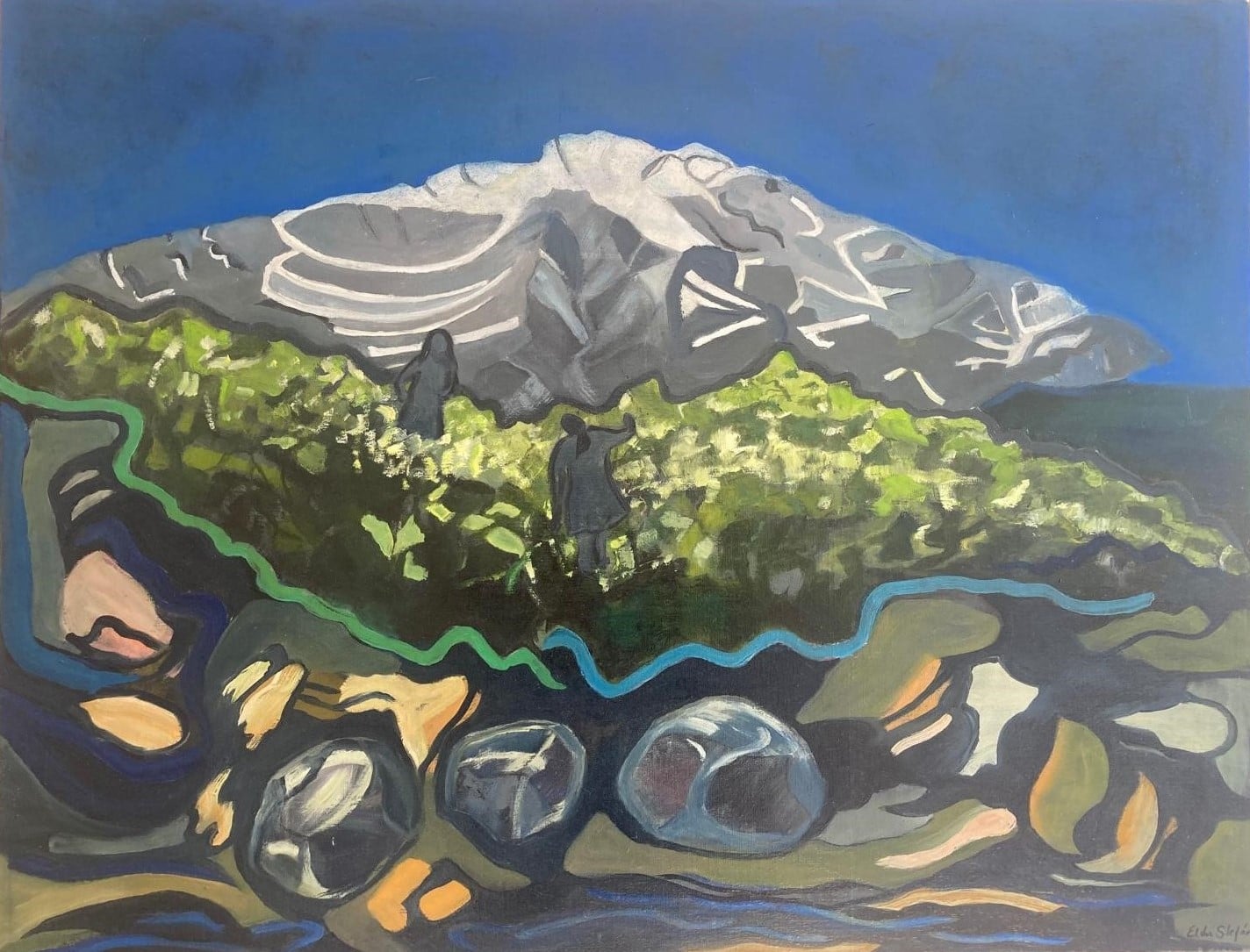 "Sidste udkald."
Olie på lærred, 70x90 cm.
9.300,-