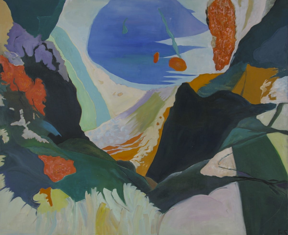 "Hidden beach."
Olie på lærred, 110x90 cm.
Solgt.