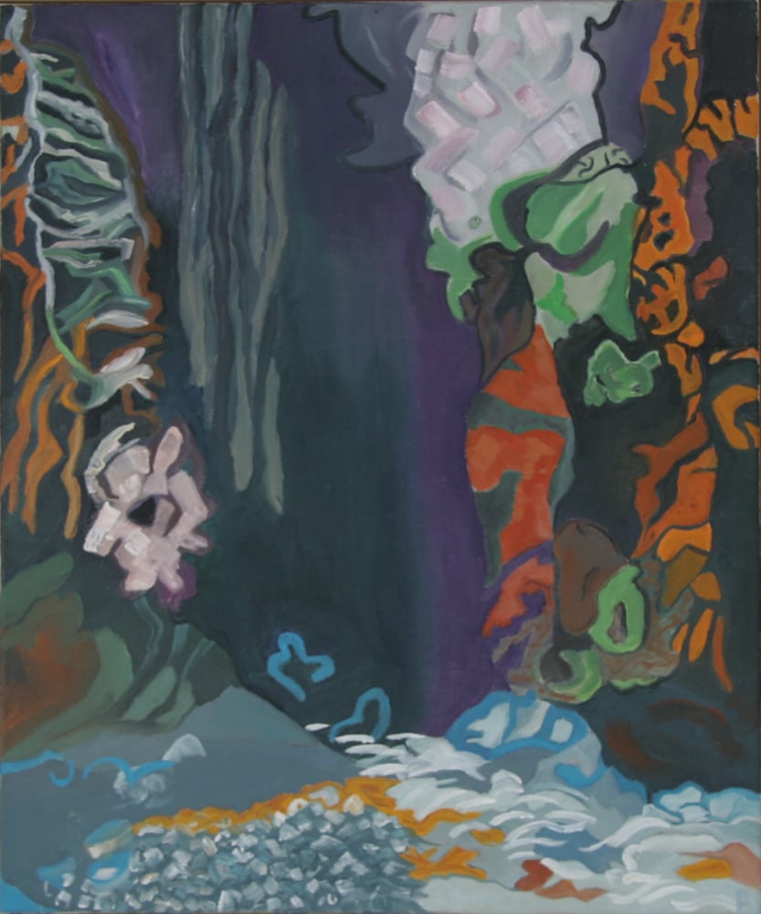 "Springtime."
Olie på lærred, 60x50 cm.
Solgt.

